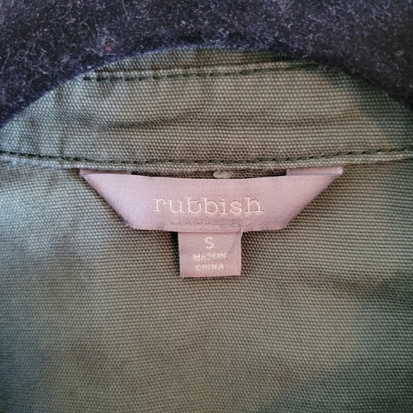 NWT Rubbish Lightweight Olive Army Green Jacket from Nordstrom - Picture 6 of 13